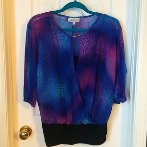 JLo Snakeskin Blouse